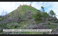 las plassas il sindaco presto si potr salire sino al castello