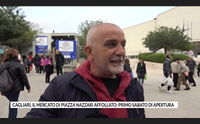 cagliari il mercato di piazza nazzari affollato primo sabato di apertura