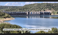busachi ok dal ministero nella diga cantoniera 500 milioni di metri cubi