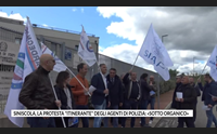 siniscola la protesta itinerante degli agenti di polizia sotto organico