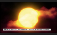 domani l eclissi di sole nell isola visibile alle 11 50 ecco come osservarla