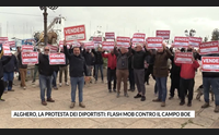 alghero la protesta dei diportisti flash mob contro il campo boe