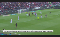cagliari monza 3 0 alla fine trionfo rossobl con viola gaetano e luvumbo