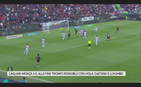 cagliari monza 3 0 alla fine trionfo rossobl con viola gaetano e luvumbo
