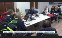 bosa presidio territoriale di protezione civile tre giorni di esercitazioni