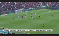 empoli cagliari scontro sui biglietti vertice in prefettura a firenze