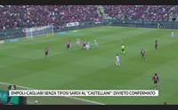 empoli cagliari senza tifosi sardi al castellani divieto confermato