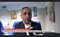 oristano ail dona le poltrone per la chemioterapia all ospedale san martino