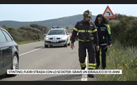 stintino fuori strada con lo scooter grave un idraulico di 55 anni