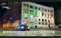cagliari droga nei luoghi della movida 8 arresti dei carabinieri