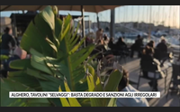 alghero tavolini selvaggi basta degrado e sanzioni agli irregolari