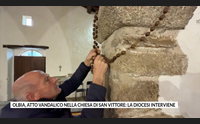 olbia atto vandalico nella chiesa di san vittore la diocesi interviene