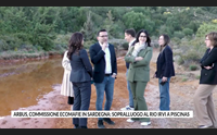 arbus commissione ecomafie in sardegna sopralluogo al rio irvi a piscinas