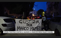 loceri fiaccole contro il silenzio il paese ricorda marco mameli