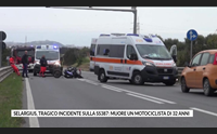 selargius tragico incidente sulla ss387 muore un motociclista di 32 anni