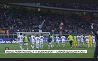 verso la fiorentina suazo a tg videolina sport la forza del cagliari in casa