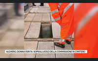 alghero donna ferita sopralluogo della commissione in cimitero