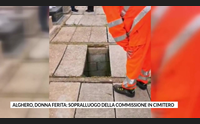 alghero donna ferita sopralluogo della commissione in cimitero