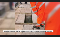alghero donna ferita sopralluogo della commissione in cimitero
