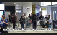 aeroporto di cagliari 80mila passeggeri per pasqua superato il 2024