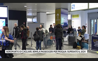 aeroporto di cagliari 80mila passeggeri per pasqua superato il 2024