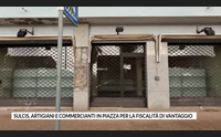 sulcis artigiani e commercianti in piazza per la fiscalit di vantaggio