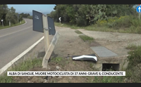 alba di sangue muore motociclista di 37 anni grave il conducente