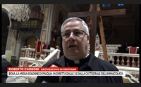 bosa la messa solenne di pasqua in diretta dalle 11 dalla cattedrale dell immacolata