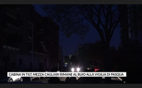 cabina in tilt mezza cagliari rimane al buio alla vigilia di pasqua
