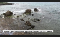 alghero tragedia di pasqua 80enne cade sulla scogliera e annega