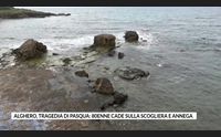 alghero tragedia di pasqua 80enne cade sulla scogliera e annega