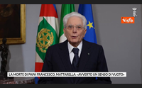 la morte di papa francesco mattarella avverto un senso di vuoto