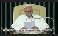 morto papa francesco in sardegna la prima visita pastorale italiana