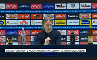 cagliari fiorentina 1 2 nicola arrabbiati per la sconfitta abbiamo giocato bene