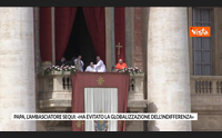 papa l ambasciatore sequi ha evitato la globalizzazione dell indifferenza