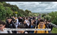 dalla sardegna 1600 ragazzi a roma andiamo a dire grazie a francesco