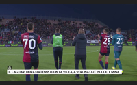il cagliari dura un tempo con la viola a verona out piccoli e mina