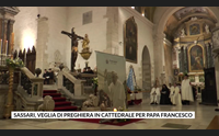 sassari veglia di preghiera in cattedrale per papa francesco