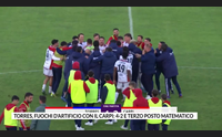torres fuochi d artificio con il carpi 4 2 e terzo posto matematico