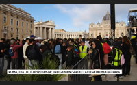 roma tra lutto e speranza 1600 giovani sardi e l attesa del nuovo papa