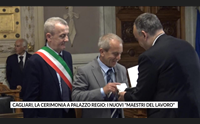 cagliari la cerimonia a palazzo regio i nuovi maestri del lavoro