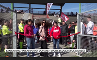 san gavino in campo per donare sport scuola e solidariet