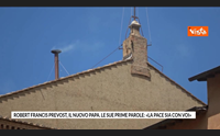 robert francis prevost il nuovo papa le sue prime parole la pace sia con voi
