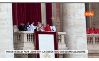 prima messa di papa leone xiv la chiesa faro che illumina la notte