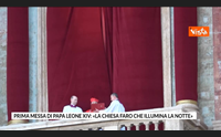 prima messa di papa leone xiv la chiesa faro che illumina la notte