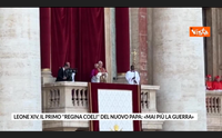 leone xiv il primo regina coeli del nuovo papa mai pi la guerra