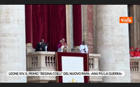 leone xiv il primo regina coeli del nuovo papa mai pi la guerra
