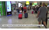 turismo 4 milioni e mezzo di arrivi nel 2024 crescita anche in bassa stagione