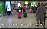 turismo 4 milioni e mezzo di arrivi nel 2024 crescita anche in bassa stagione