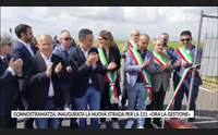 gonnostramatza inaugurata la nuova strada per la 131 ora la gestione